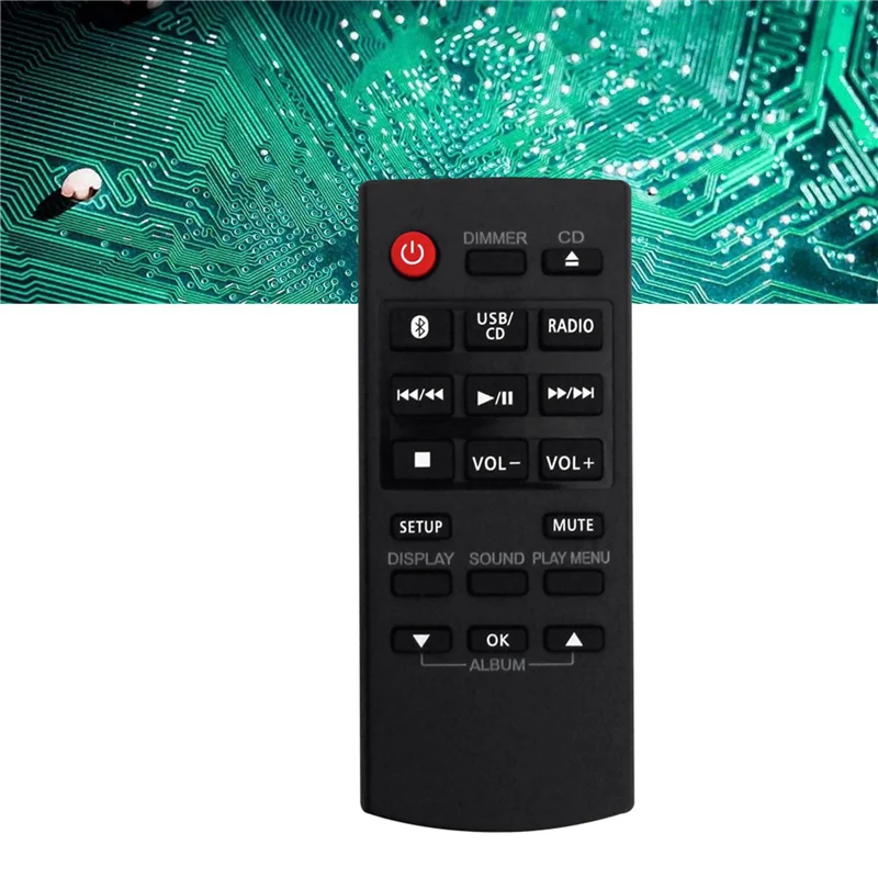 

B04B-2X N2QAYB000984 Замененный пульт дистанционного управления для Panasonic CD Stereo Sub SA-PM250 SC-PM250 SC-PM600 SC-UX104 SC-HC200 SC-HC200