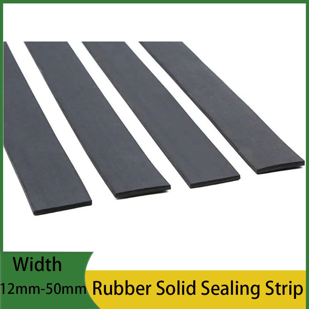 1M Nitrile Rrubber Ssolid Square Strip Thickness 10mm-20mm Width 15mm-50mm Equipment Shock-Absorbing Sealing Square Strip