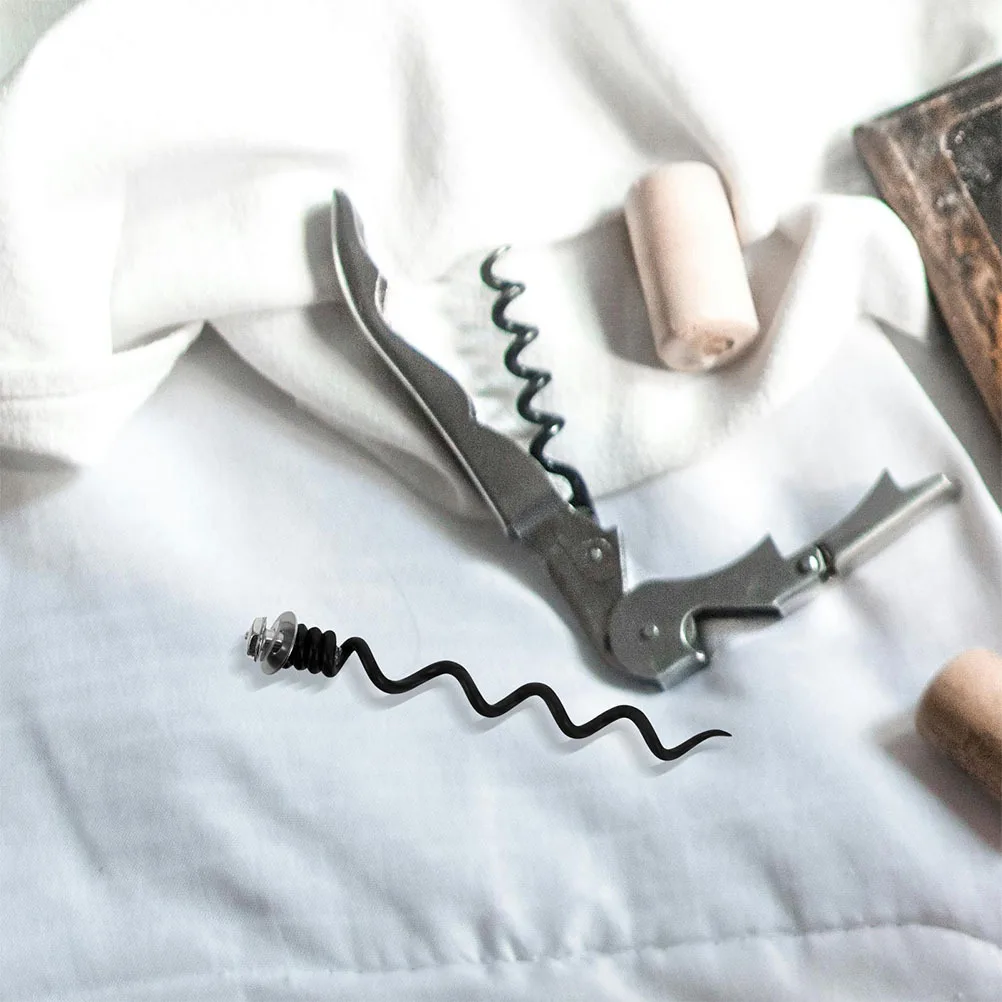 

6Pcs Metal Corkscrew Spiral Bit Replacement Wine Opener Accessory Fine Craftsmanship Smooth Finish Corkscrew Spiral