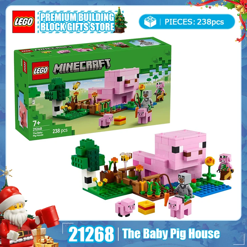

Lego Blocks My World Series Set 21268 21269 21270 21271 Blocks Pig House Farm Children's Toys Christmas Gift