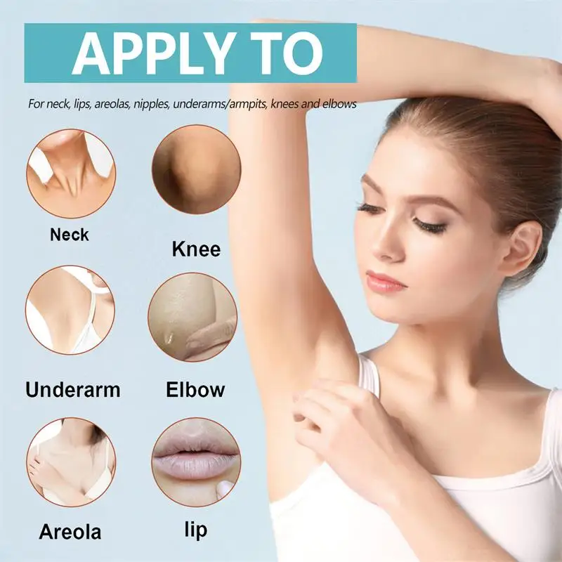 Brighten Cream Bleaching Armpits Elbows Knees Moisturizing Body Lotion Cream Brightening Lightening Melanin Skin Cream