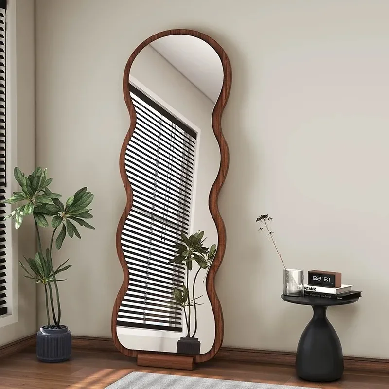 for Medieval Style High End Full Body Mirror Floor to Ceiling Household Full Length Wall Mounted Large Mirror for Girls