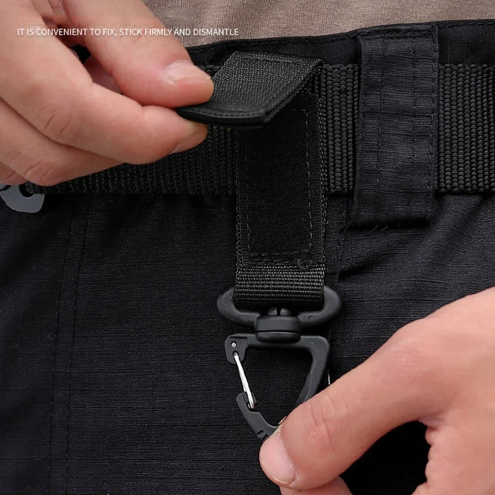 1-10 Stück Nylon-Hängehaken Karabiner Taktische Schnallen Gürtelclips Schlüsselanhänger Camping-Aufhängehaken Camping-Werkzeug – Detail 13
