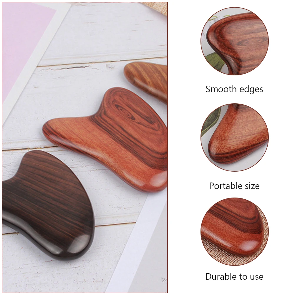 

1pc Practical Horn Massage Board Scraping Tool Pain Relief Gua Sha Therapy Durable Portable Ox Horn Massager Plate Triangle