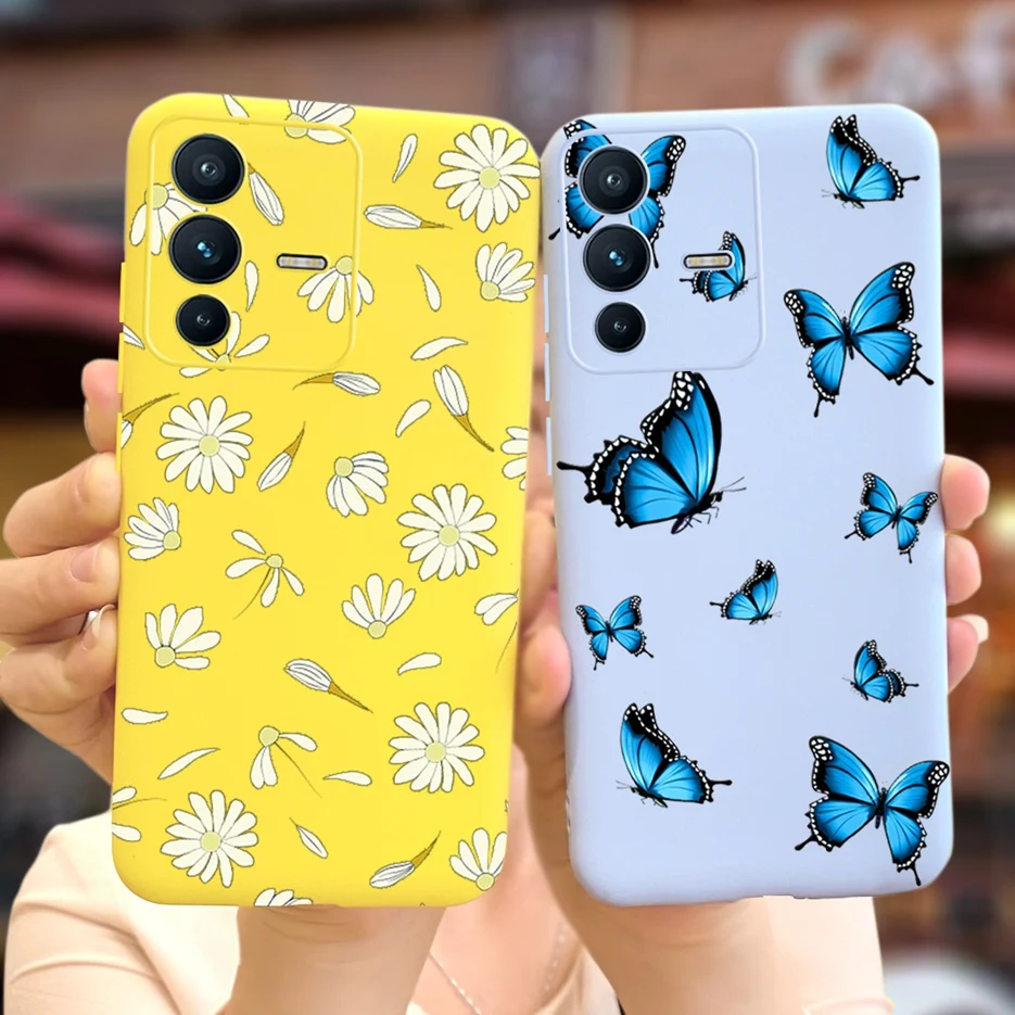 For Vivo V23 5G Case V2130 Cute Cartoon Girls Cover Silicone Soft TPU Phone Case For Vivo V23 Pro V2132 Back Cover VivoV23 Coque