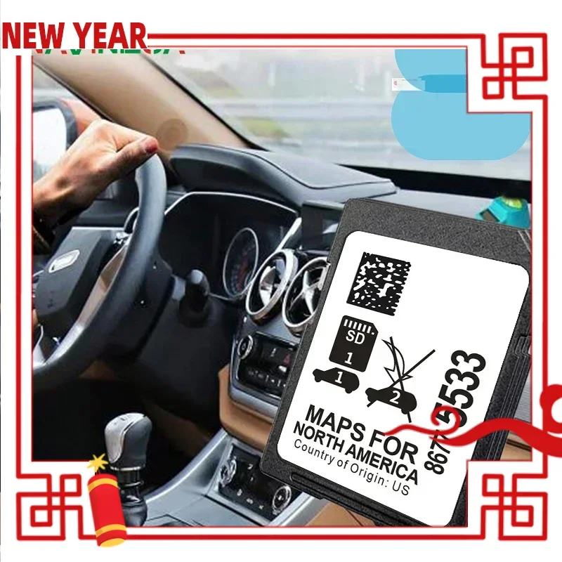 

Sat Nav 8GB Maps USA/CAN/MEX SD Card 2023 for Cadillac Chevrolet GMC Vehicle GPS Update Navi Software Navigation 8677-5533