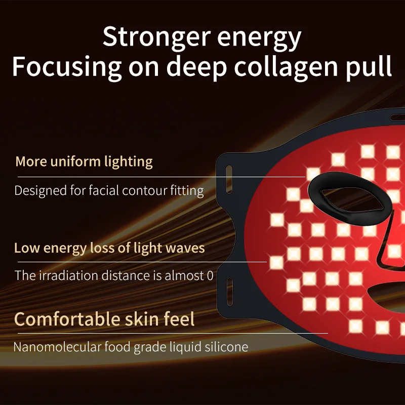 Silicone LED face mask (listing 9949), view 3