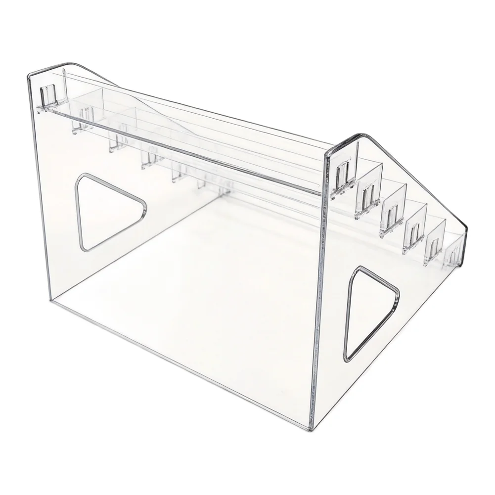 Ladder Style Acrylic Display Stand for Multi Purpose Use with Toys Skincare Items Collectibles and Blind Box Figures