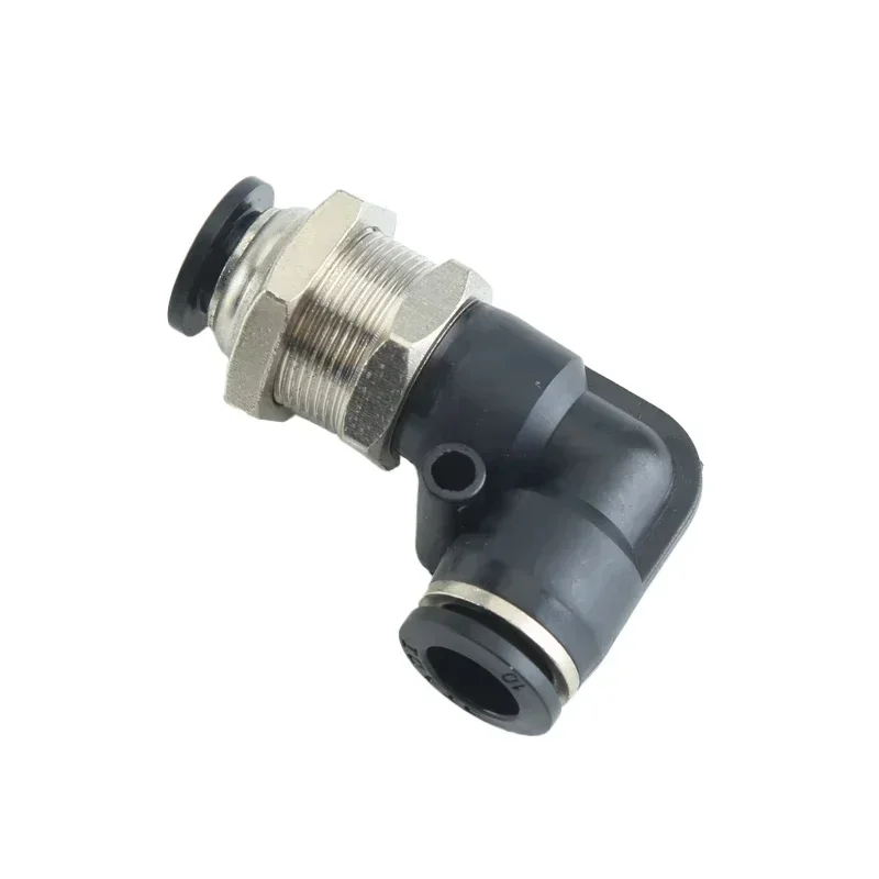 HEBAI Black Pneumatic Fittings Pipe Connector Tube Air Quick Fittings 3/4/5/6/8/10/12/14/16mm PU PY PK PE PV SA HVFF PZA PM PP - Image 4
