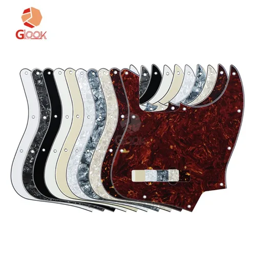 JB Bass Guard Jazz Bass Panel Cover, sin agujeros para barras de refuerzo, accesorios para instrumentos musicales