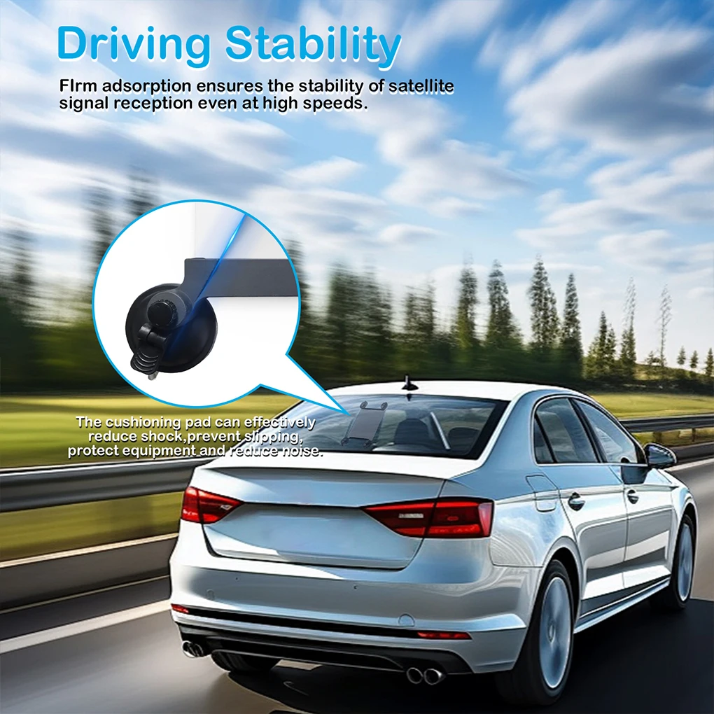 For Starlink Mini Sunroof Suction Cup Car Mount Flexible Adjustment With Four Suction Cup Bases Stable Car Suction Cup Bracket