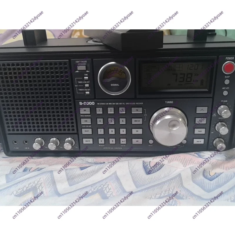 

S2000 full-band radio, classic, supports FM/AM/SW/SSB/AIR, digital tuning, clear sound, good reception performance