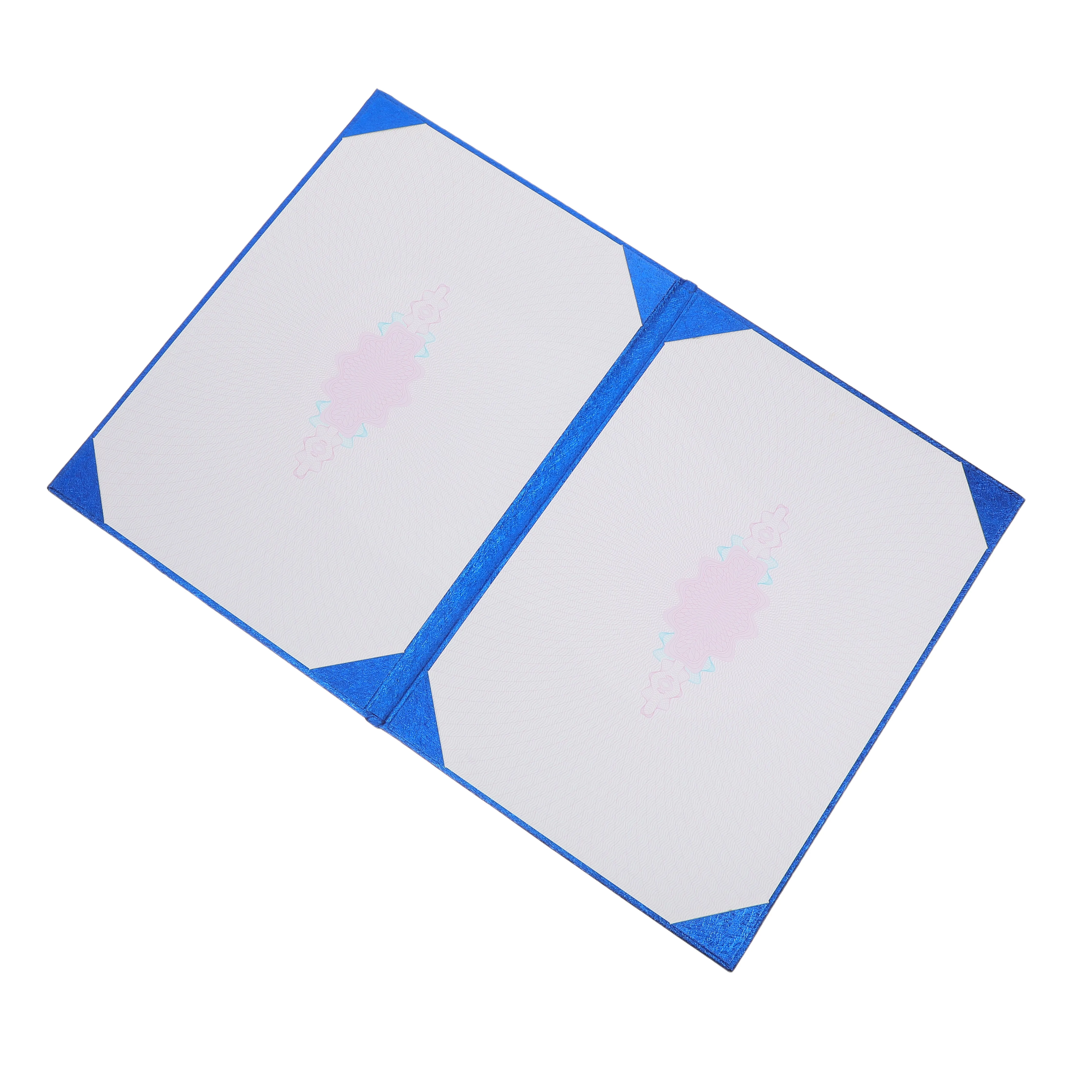 

Blue A4 Certificate Holder Professional Diploma Cover Graduation Document Protector Award Certificate Folder Presentation