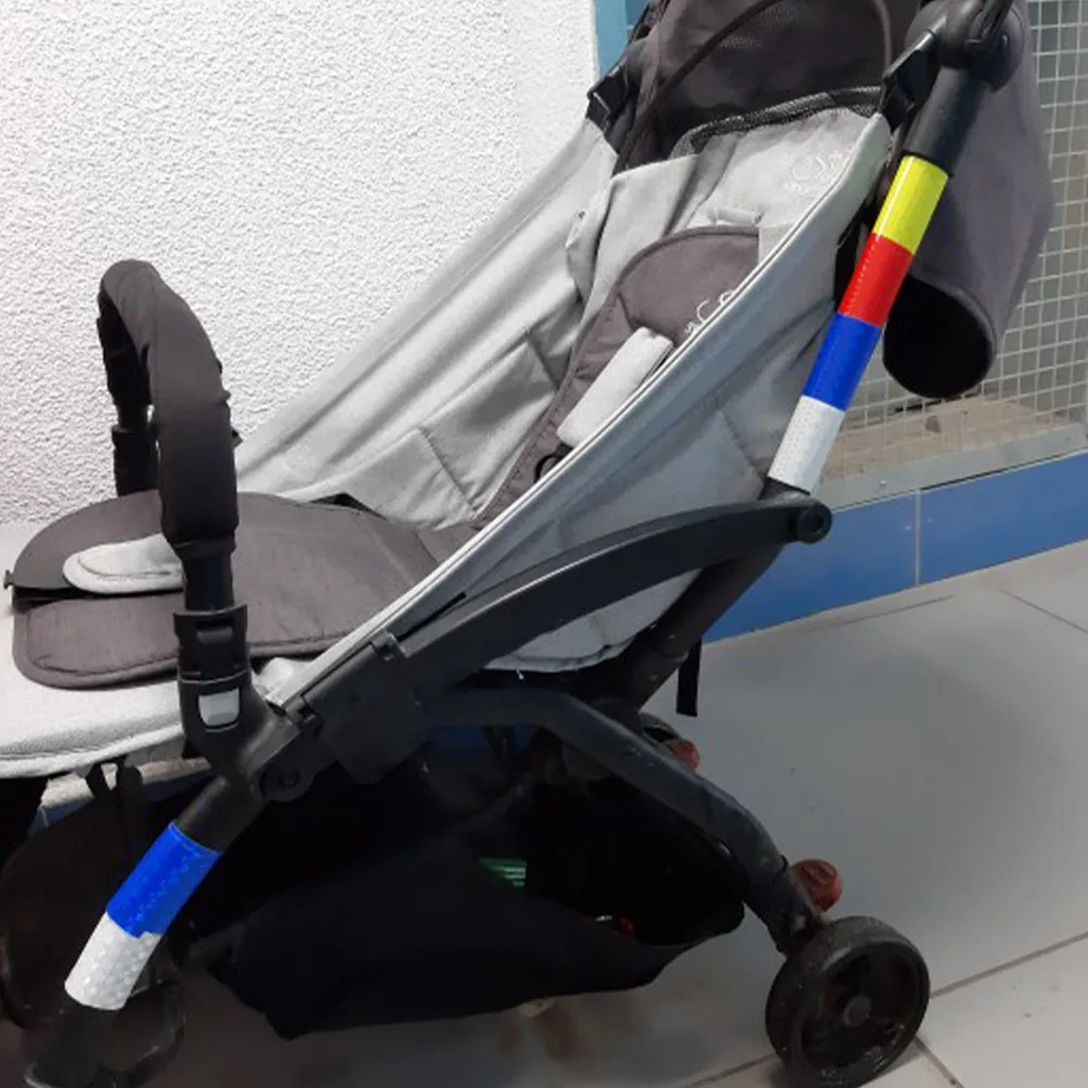 5pcs 5 Rolls Multi-Purpose Reflective Strip Adhesive Tape Car Bike Warning Sticker Auto Reflective Film Simple Design