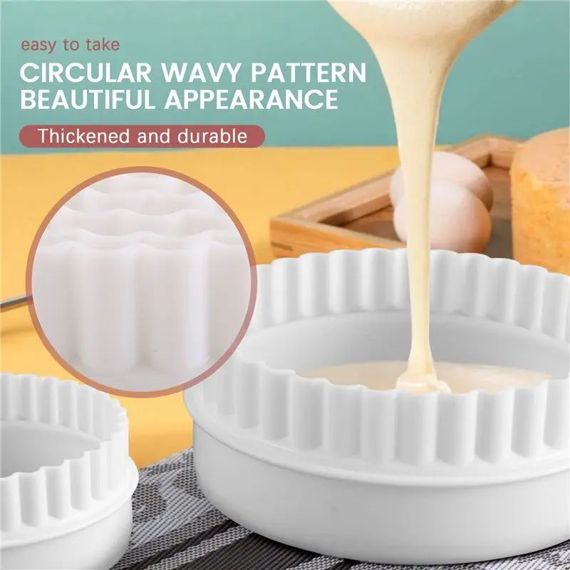 DT38 6 Pcs mould punch Pastry Biscuit Cake Fondant sugar paste Round Cutter