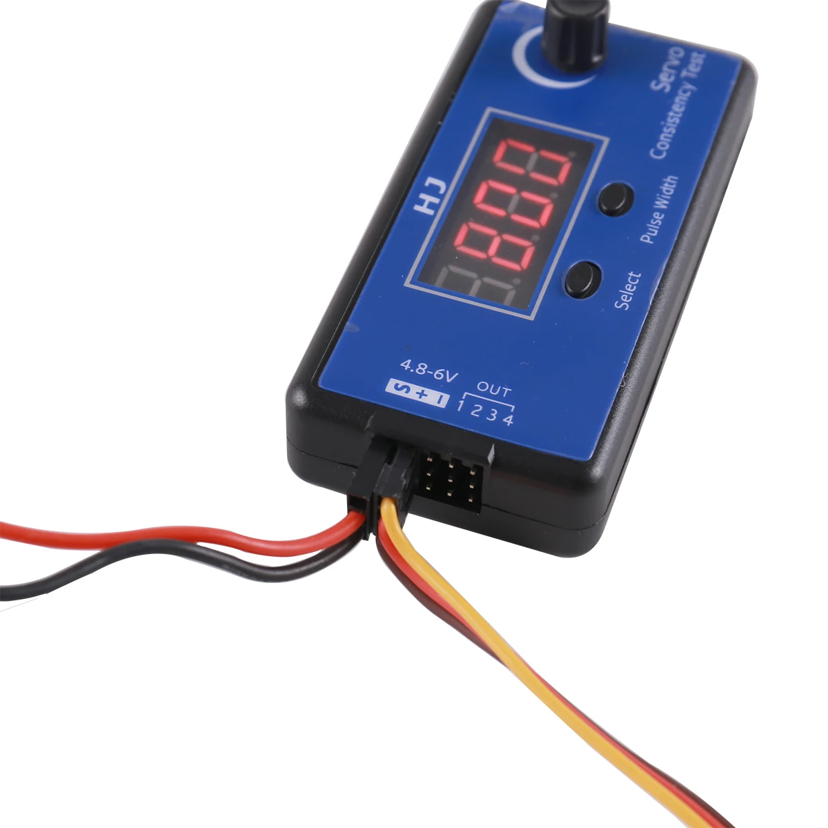 HJ Digital 1–4 s Servotester/ESC-Konsistenztester für RC-Flugzeuge, DC 4,8–6 V, 3 Modi, Lenkgetriebe-Messung für RC