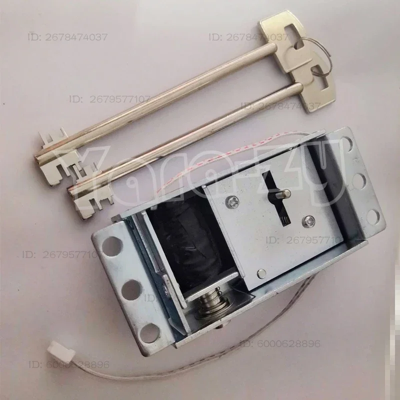 Solenoid Gun Cabinet Lock Blade Valve Safe Accessory with Emergency Key - Home Security Hardware