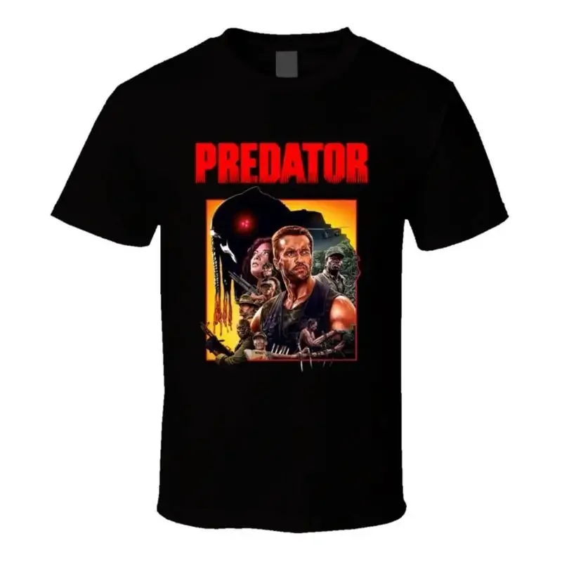 Predator Retro 80er Actionfilm T-Shirt