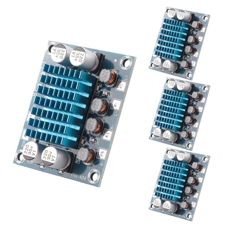 

4Pcs TPA3110 XH-A232 30W+30W 2.0 Channel Digital Stereo Audio Power Amplifier Board DC 8-26V 3A