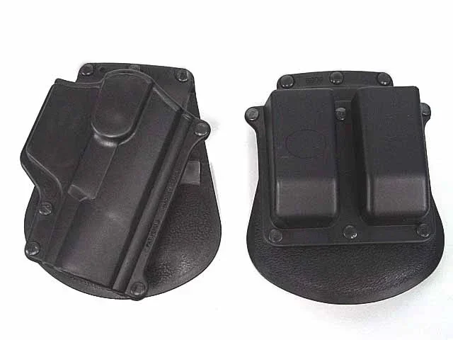 Black Tactical Walther P99 WA99 RH Pistol & Magazine Paddle Holster For Hunting Airsoft