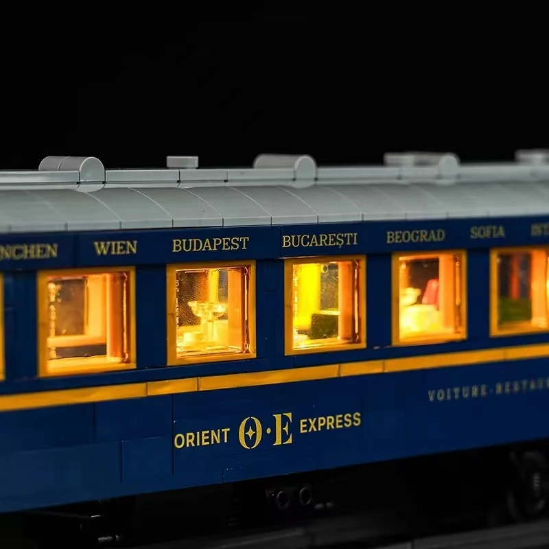 Set di luci a LED per 21344 Il treno Orient Express compatibile 62344 (solo luce a LED, NON include i mattoni del modello)