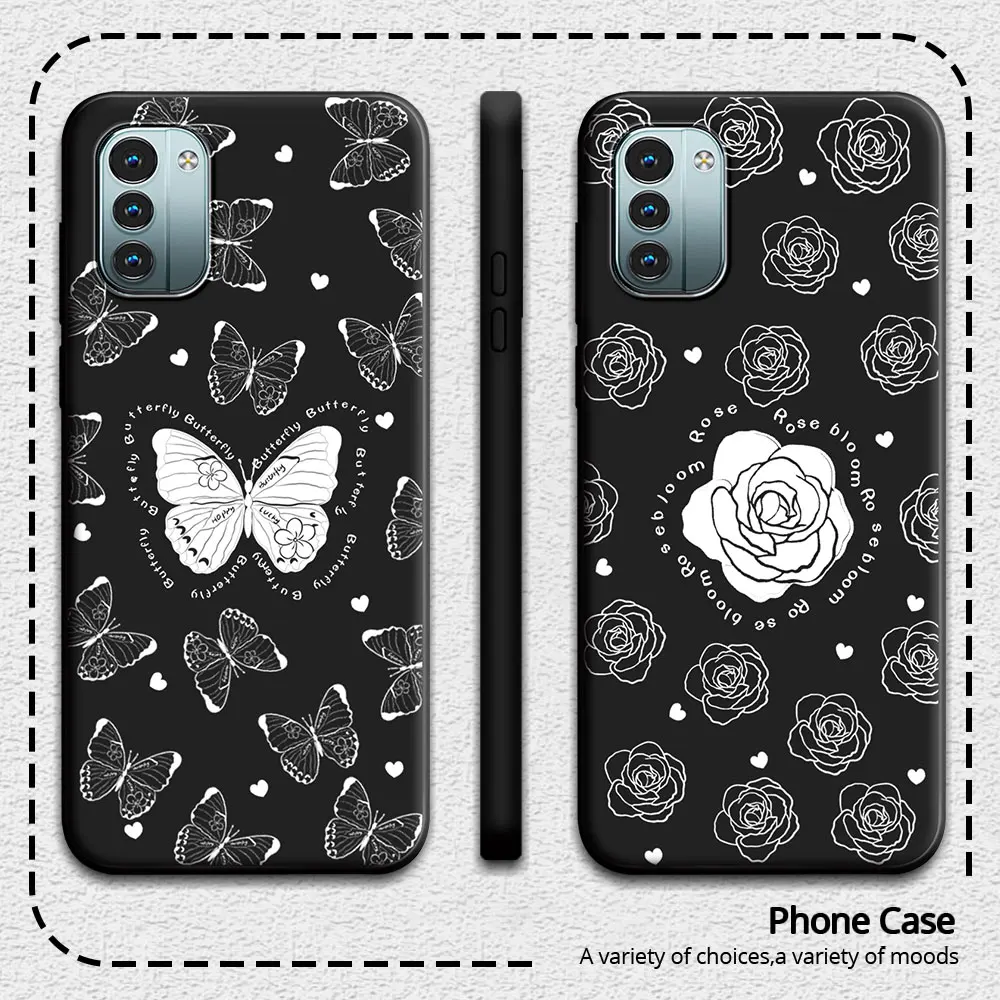 For Nokia G21 G11 Plus G60 G50 G20 G10 G42 G310 5G Case Soft Silicone Phone Cases For Nokia G60 NokiaG10 Sunflower Panda Cover