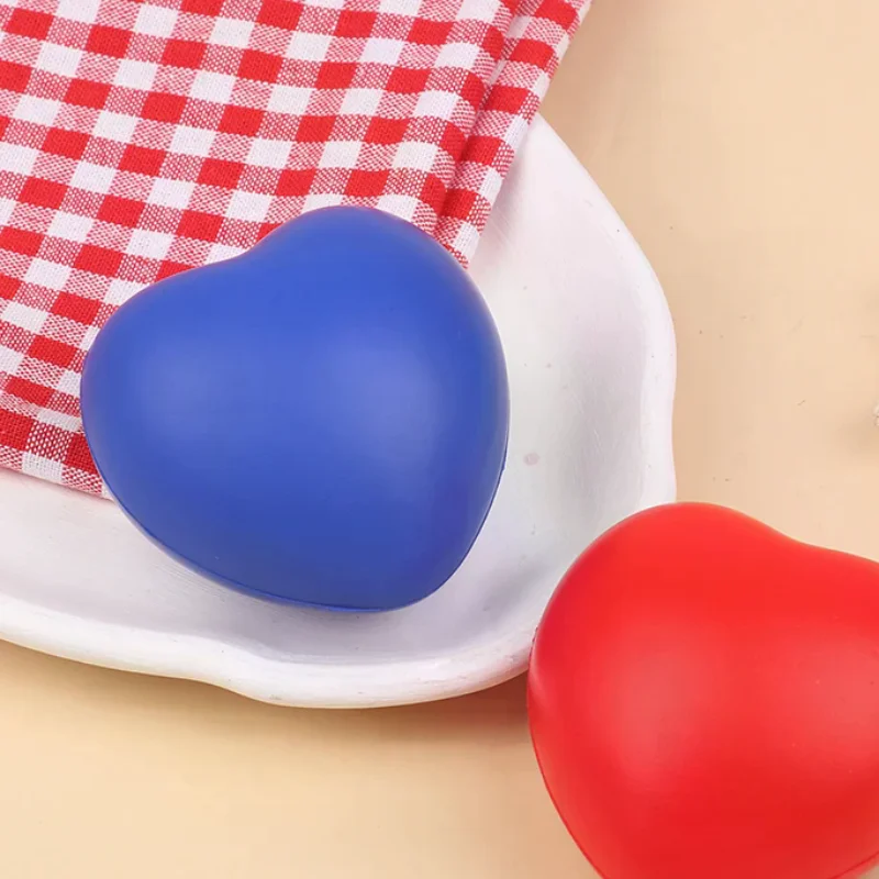 

1/3PCS Funny Heart Ball; Soft and Slow Ascending Stress Reliever Squeeze Toy for Kids