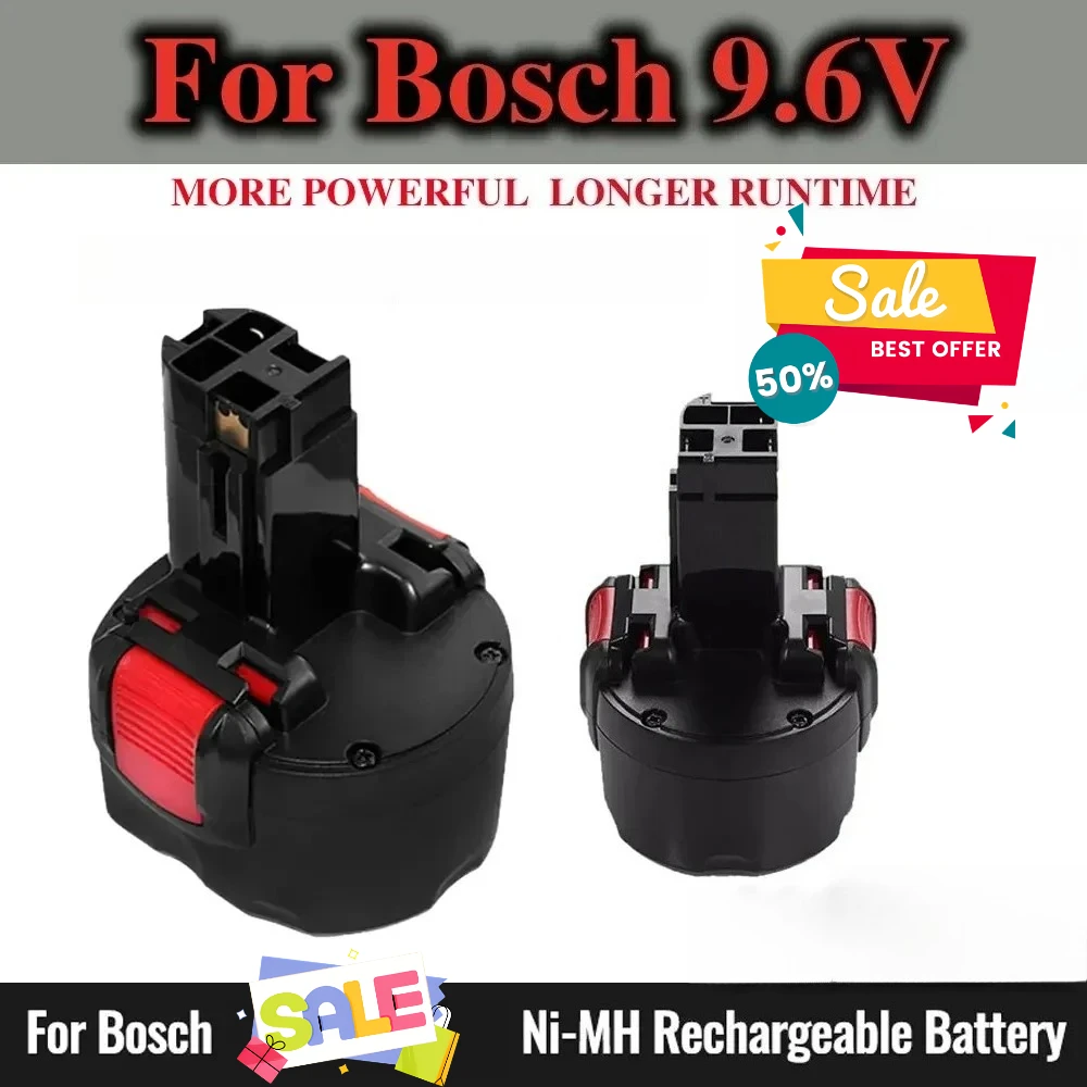

New BAT048 for Bosch 9.6V Ni-CD Rechargeable Battery Power Tools Battery for Bosch PSR 960 BH984 BAT048 BAT119