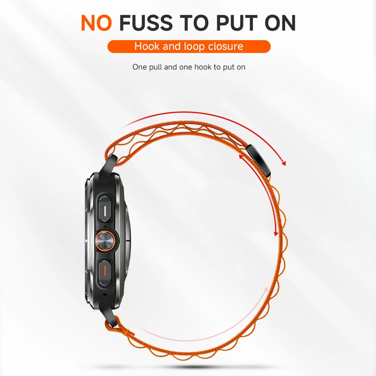 Alpine Loop Nylon Strap for Samsung Galaxy Watch Ultra 47mm Band Sport Watchband for Samsung Galaxy Watch Ultra Bracelet