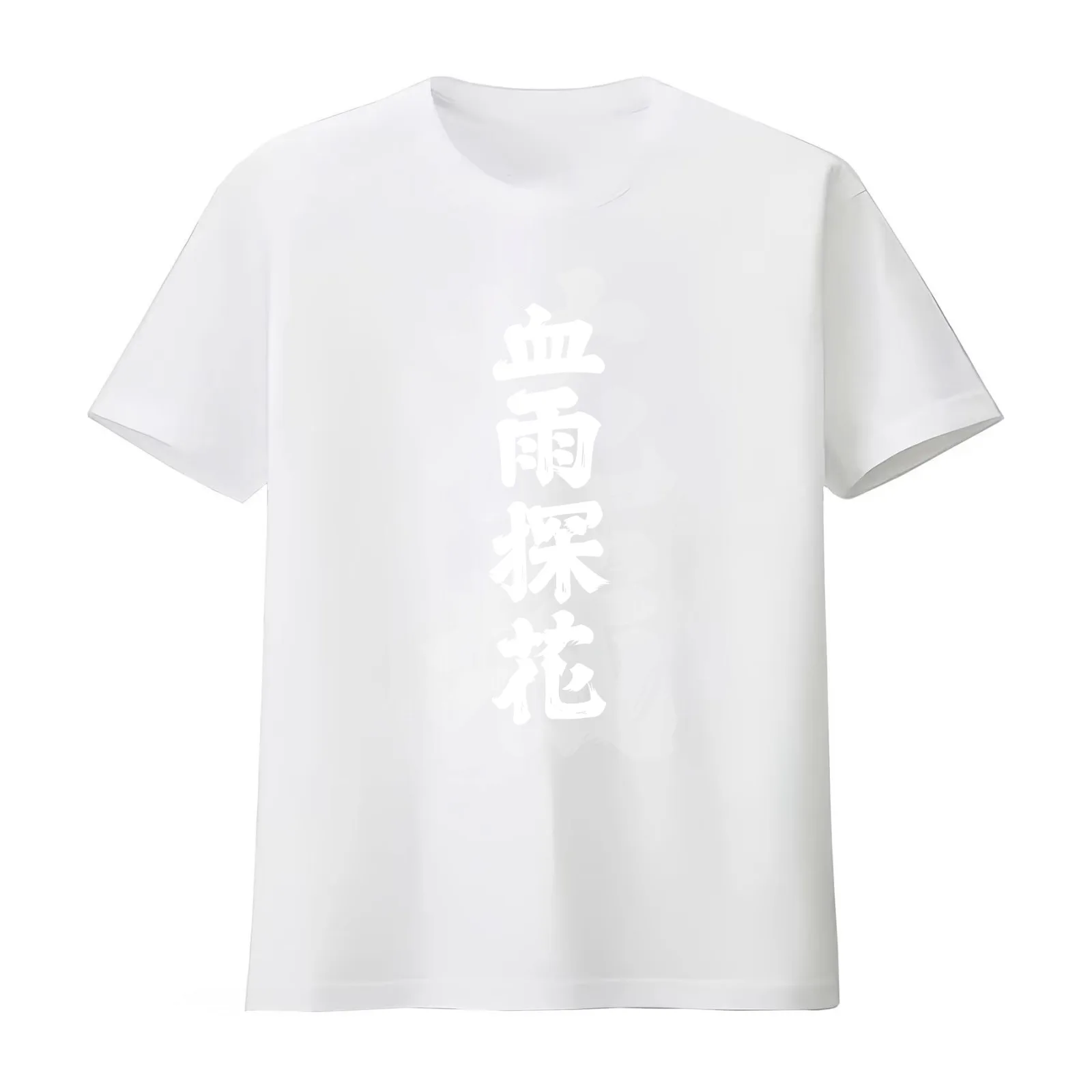 Heaven Official's Blessing: Crimson Rain Sought Flower/Hua Cheng T-Shirt Summer Casual Cotton Tee Oversized Streetwear Tops