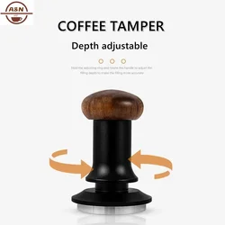 ‌51/53/58mm 30lbs Spring-Loaded Calibrated Espresso Tamper – 304 Stainless Steel