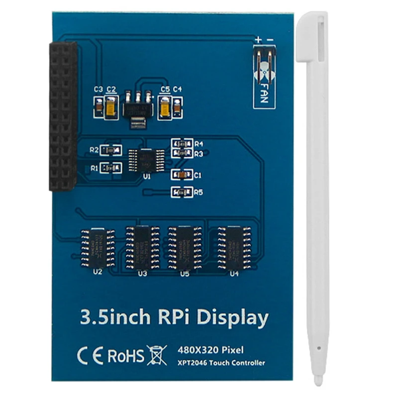 

3.5 Inch Mhs Touchscreen 480X320 For Raspberry Pi 4B/3B+/3B TFT LCD Module Screen Display With Touchpen