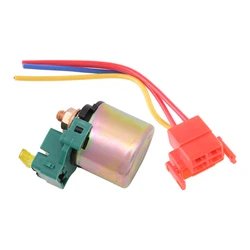 Motorcycle Starter Relay Solenoid & Plug Fit for Honda CBR 600 1100XX 1000F CBX GL650 CMX450 CRF150 NT700 ST1300 VF750C VFR800