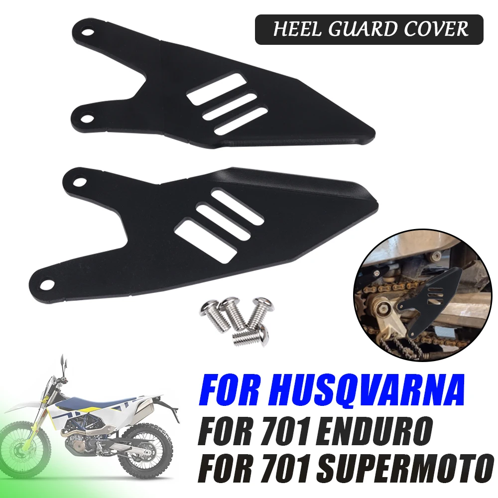 For Husqvarna 701 ENDURO Rear Heel Protection Guard Cover For 701 Supermoto 701 SM For Husky Motorcycle Chain Cover Protector