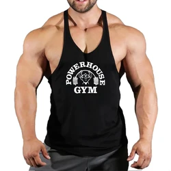 Siłownia Top męski t-shirt na siłownię Fitness męska kamizelka podkoszulek bez rękawów męska odzież odzież podkoszulek