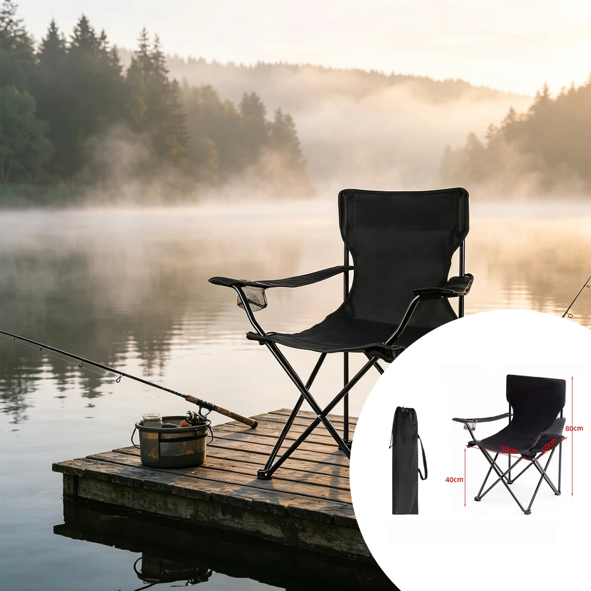 Outdoor Furniture Diy Plans - Krzesło wędkarskie, górskie, kempingowe, rekreacyjne, składane,
