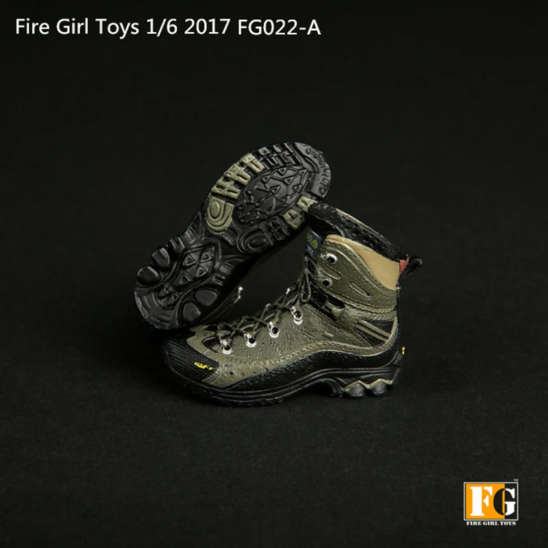 Em estoque fogo menina brinquedos fg022 1/6 escala tático sapatos militares botas de combate do exército modelo para 12 "figura de ação corporal soldado feminino