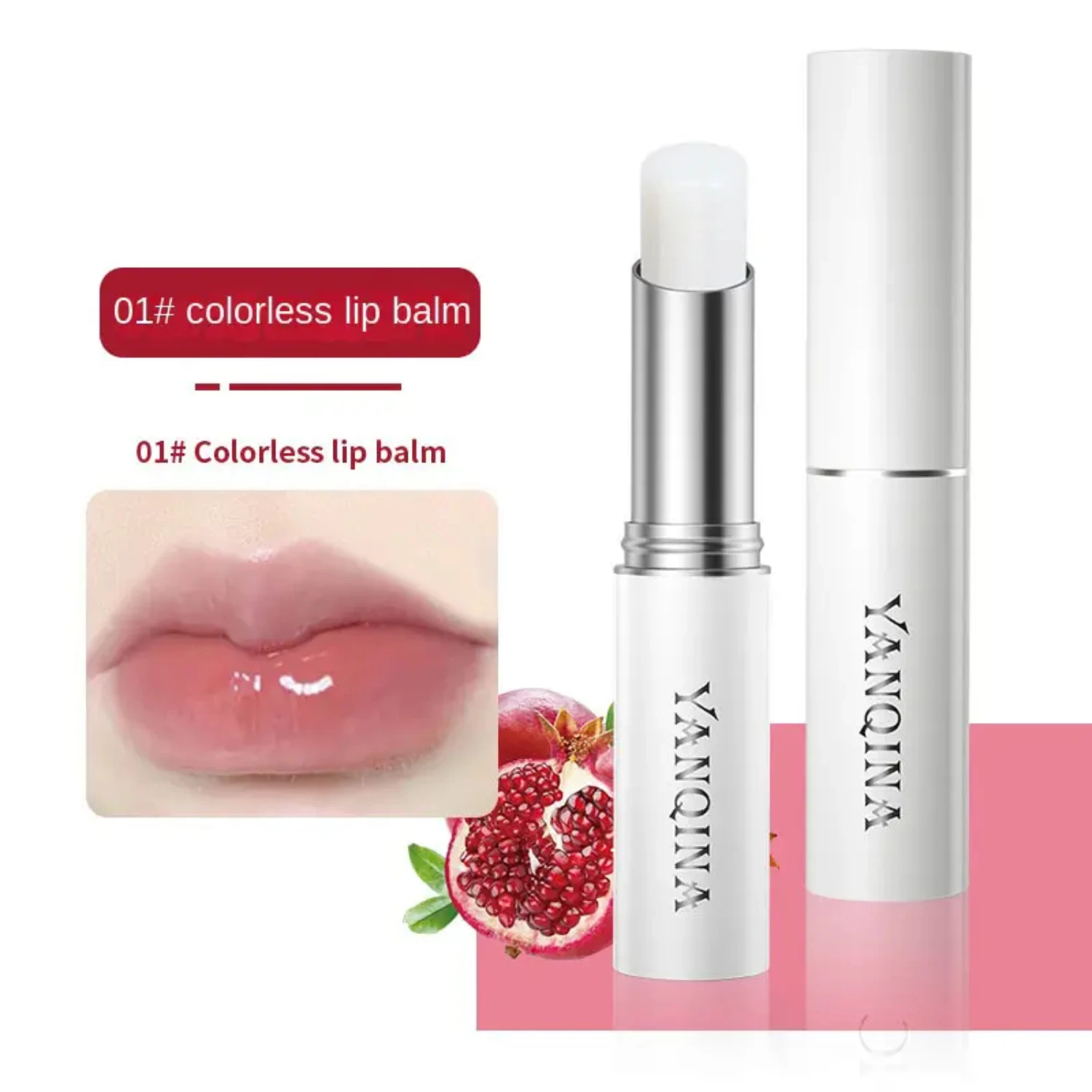 Colorless Lip Moisturizing Balm for Gentle Dry Skin Removal and Non-Sticky Gloss - Lip Tint with Nourishing Formula for Hydrated
