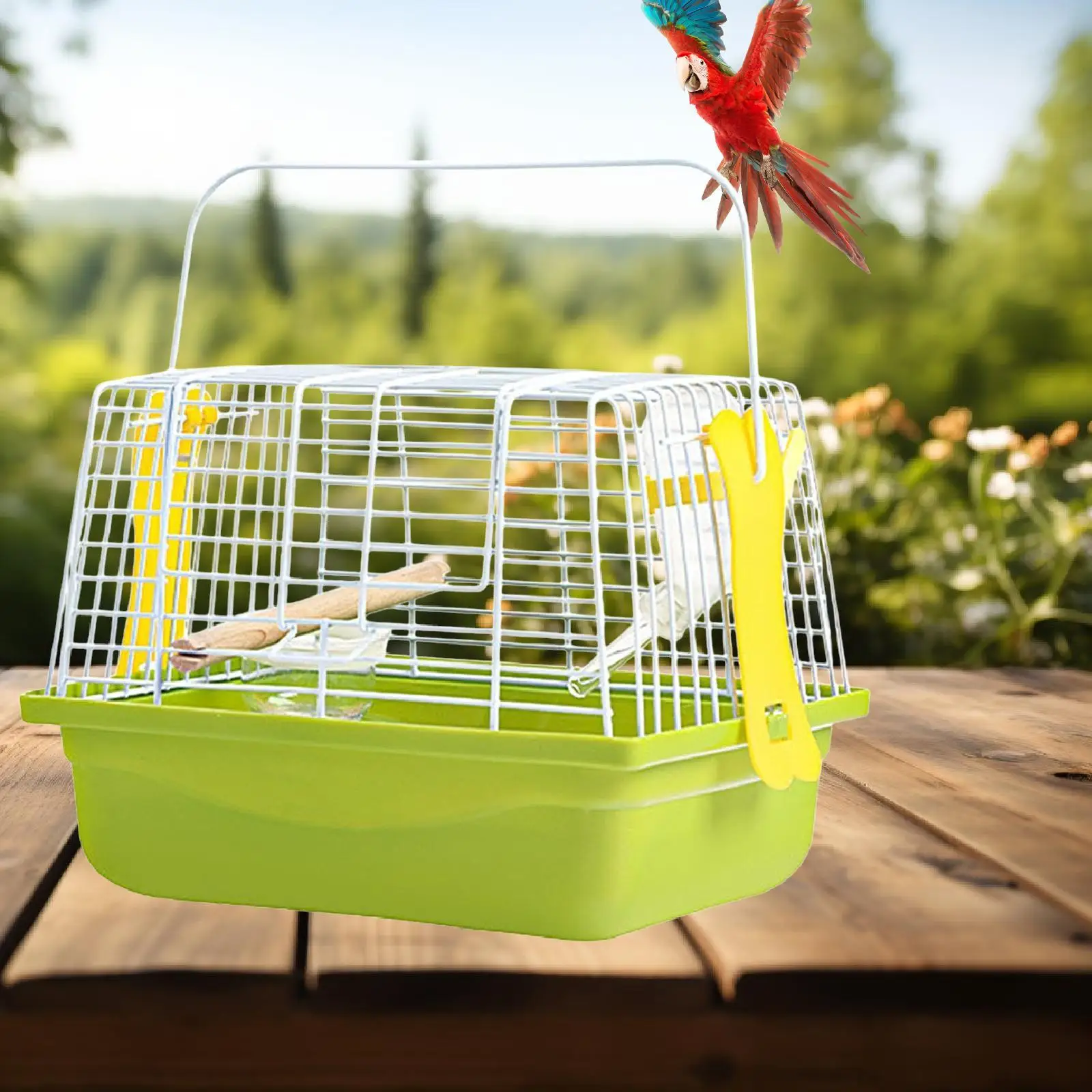 Jaula transportín para periquitos y ninfas – Nido multiuso interior y exterior - imagen 5