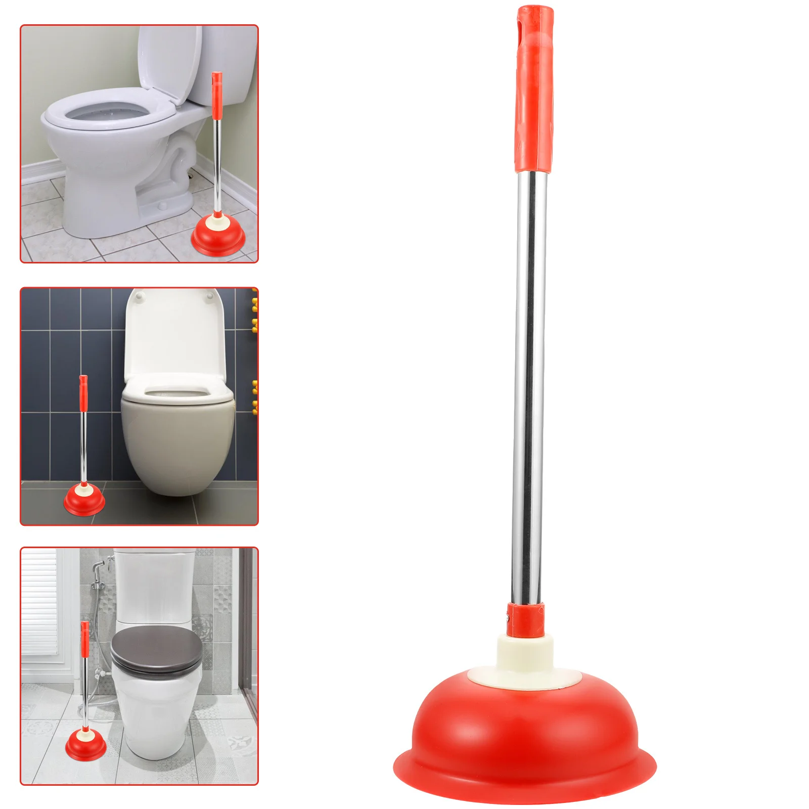 

Skin-cleaning Toilet Bowl Plungers for Bathroom Heavy Duty Products Unclogging Toilets Rubber Drain