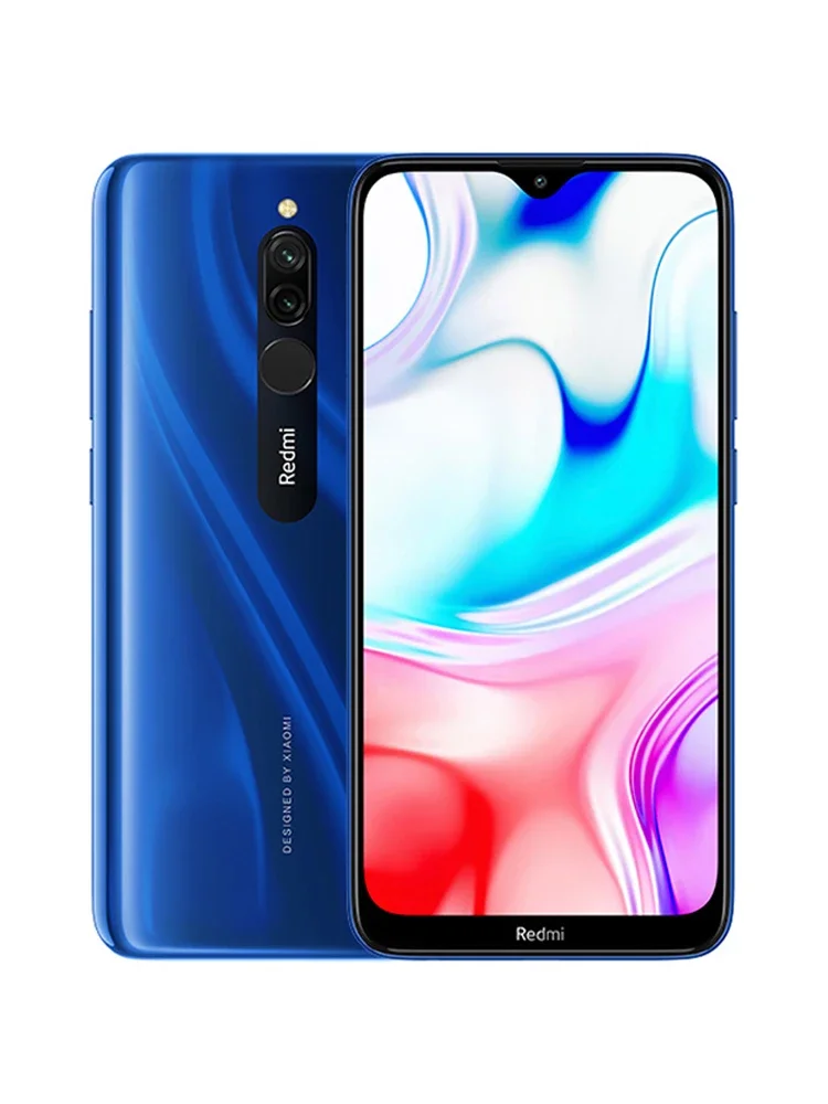 Global firmware Xiaomi Redmi 8 Smartphone Dual SIM Card 6.22-inch Screen Snapdragon 439 Eight Core 4G LTE Used Phone