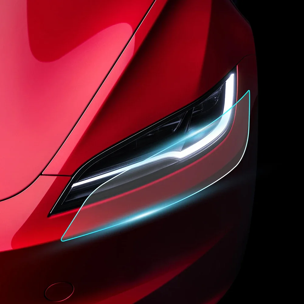 

PPF TPU Headlight Rearview Tail Lights Protective Film for Tesla Model 3 Highland 2024 Car Clear Foglight Stickers Accessories