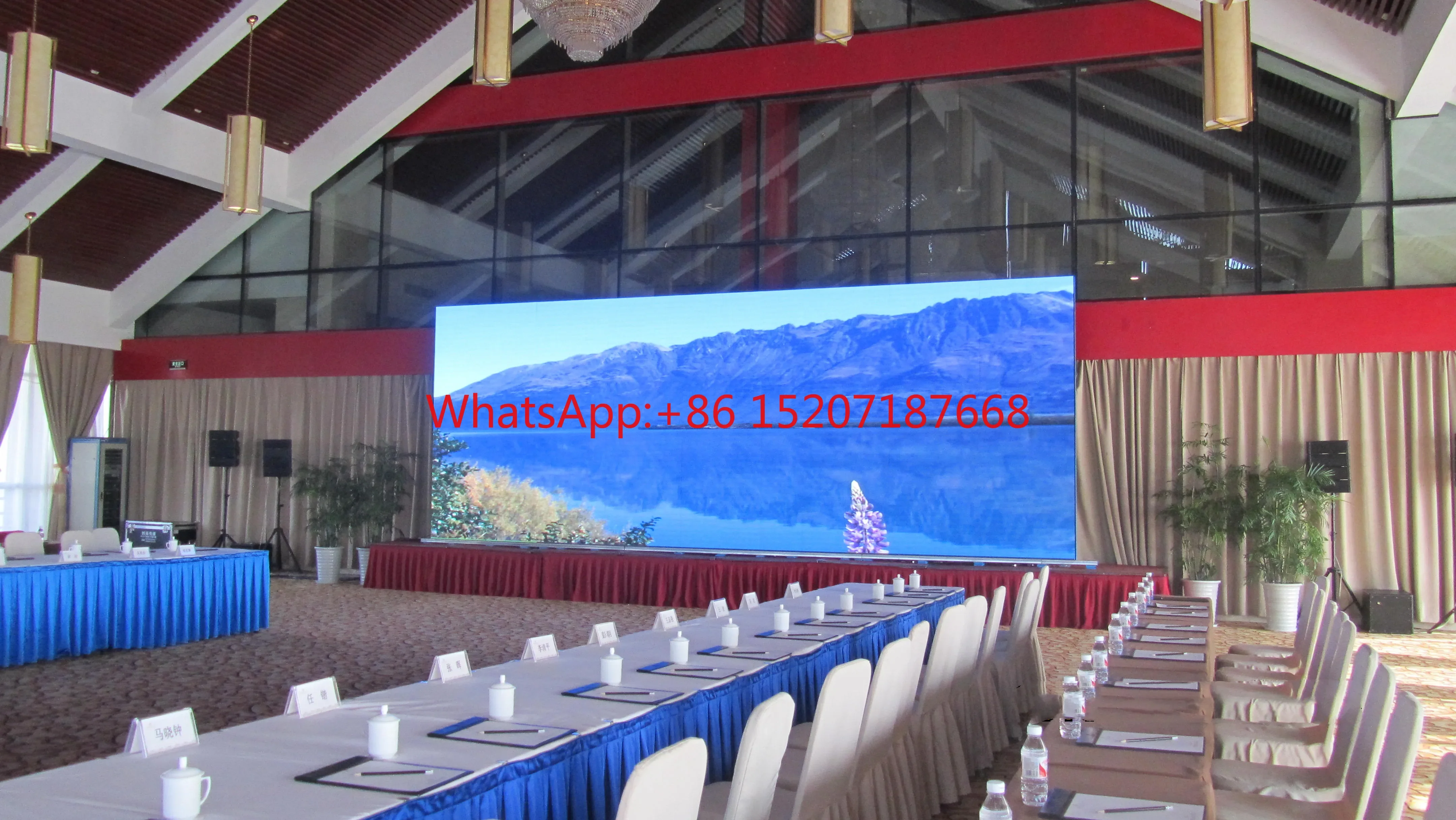 Seamless Splicing Led Video Screen Stage Background P4.81 500x1000mm indoor Led Rental Led Display Screen