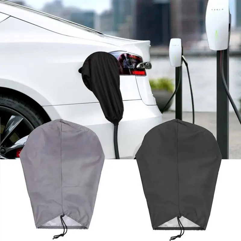 Electric Car Charger Cover Outdoor Rainproof Protection Covers Car Charging Magnetic Cover EV Charger Protector E-Car Tools