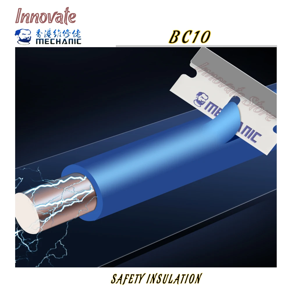 MECCANICO B10 lama In Ceramica di gomma Dello Schermo di rimozione in ceramica ad alta temperatura resistente alla corrosione non conduttivo gomma di rimozione