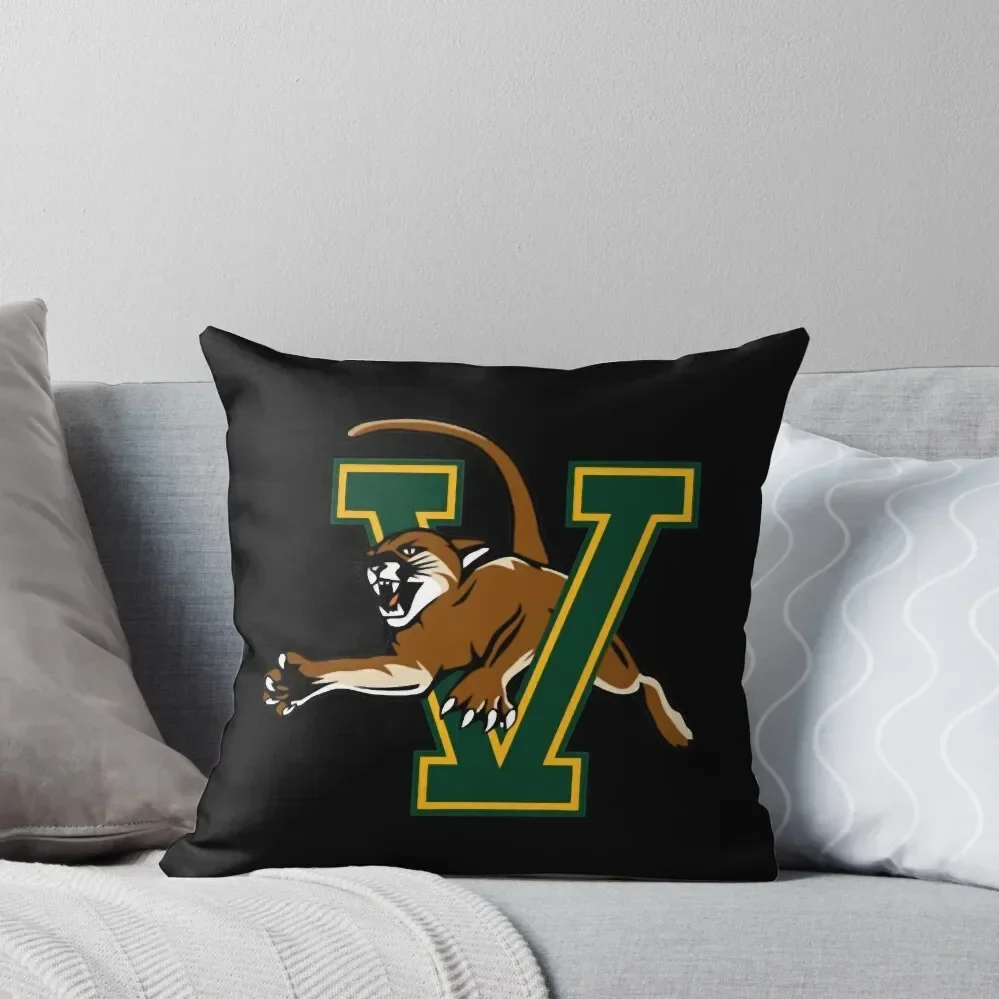 University of Vermont - UVM - Catamounts Throw Pillow Cushions Home Decor anime girl Decorative Cushion Cover pillow