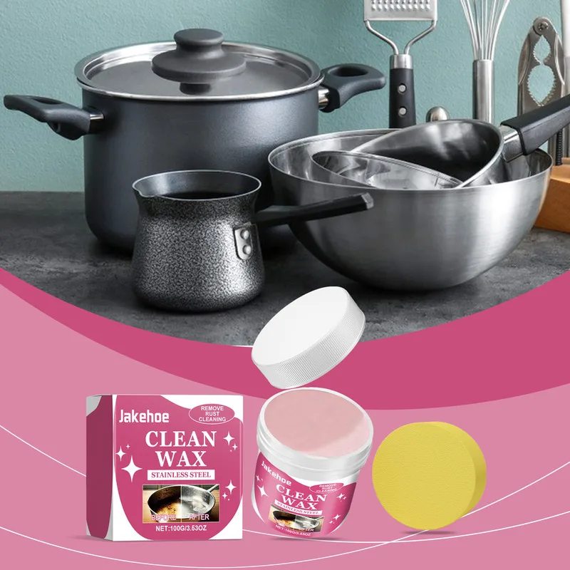 

Pot Bottom Cleaning Paste Kitchen Stainless Steel Burn Marks Removal Polishing Stain Removal Multi Effect Cookware Care