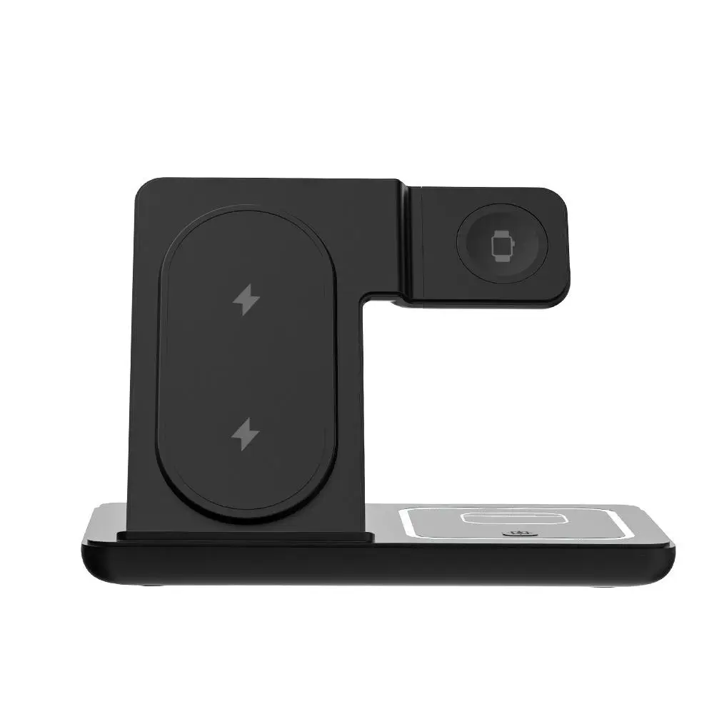 

3-in-1 Foldable Magnetic Wireless Charger Stand Pad Desktop Fast Charging Station For IPhone Airpods X0X6