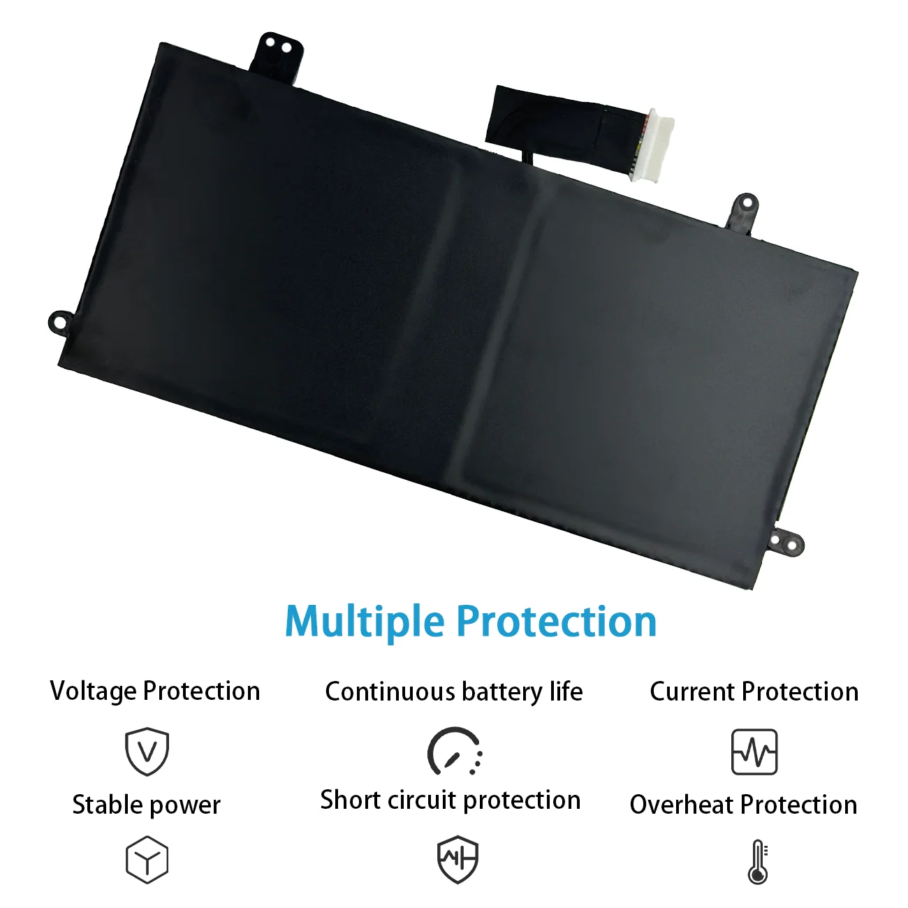 J0PGR Laptop Battery Replacement for Dell Latitude 12 5285 5290 2-in-1 T17G JOPGR 1WND8 X16TW 0X16TW 0FTH6F 7.6V 42Wh 4Cell