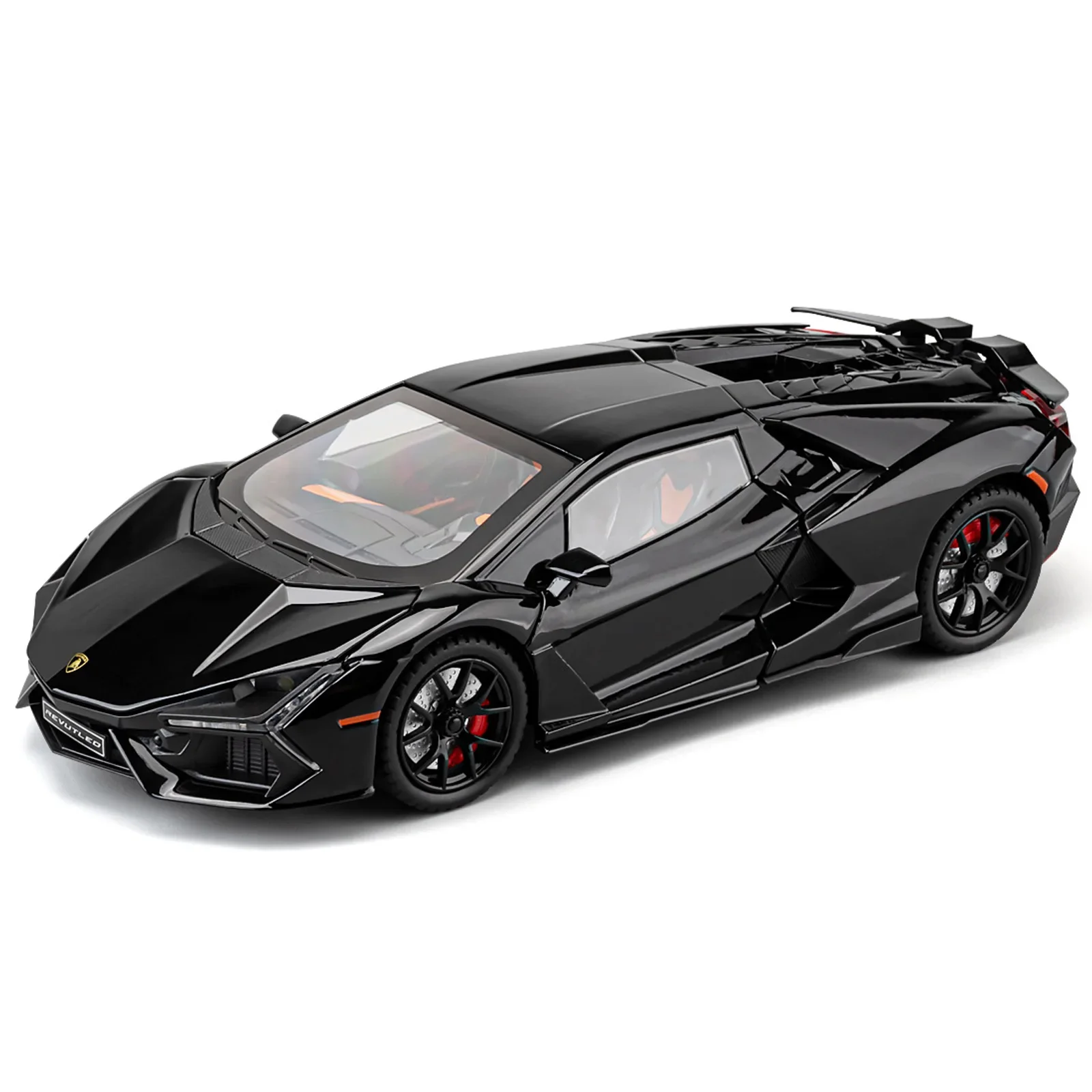 1:24 Lamborghini Revuelto Supercar Liga Carro Diecasts & Veículos de Brinquedo Modelo de Carro de Brinquedo de Metal Coleção de Som e Luz Brinquedo Infantil